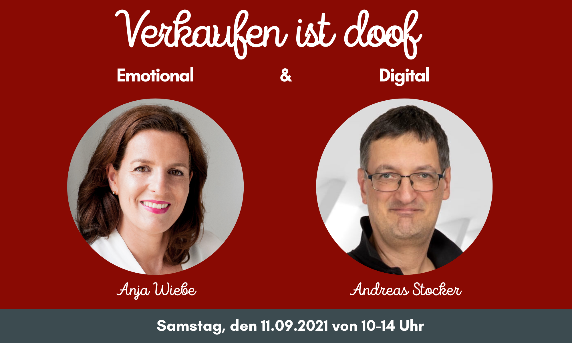 2000 x 1200-2 Workshop - Verkaufen ist doof - mit Anja Wiebe und Andreas Stocker